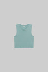 Pointelle Sleeveless Crew