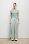 Pointelle Sleeveless Crew
