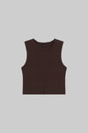Pointelle Sleeveless Crew