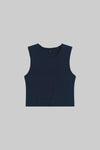 Pointelle Sleeveless Crew