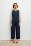 Pointelle Sleeveless Crew