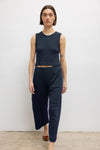 Pointelle Sleeveless Crew