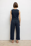 Pointelle Sleeveless Crew