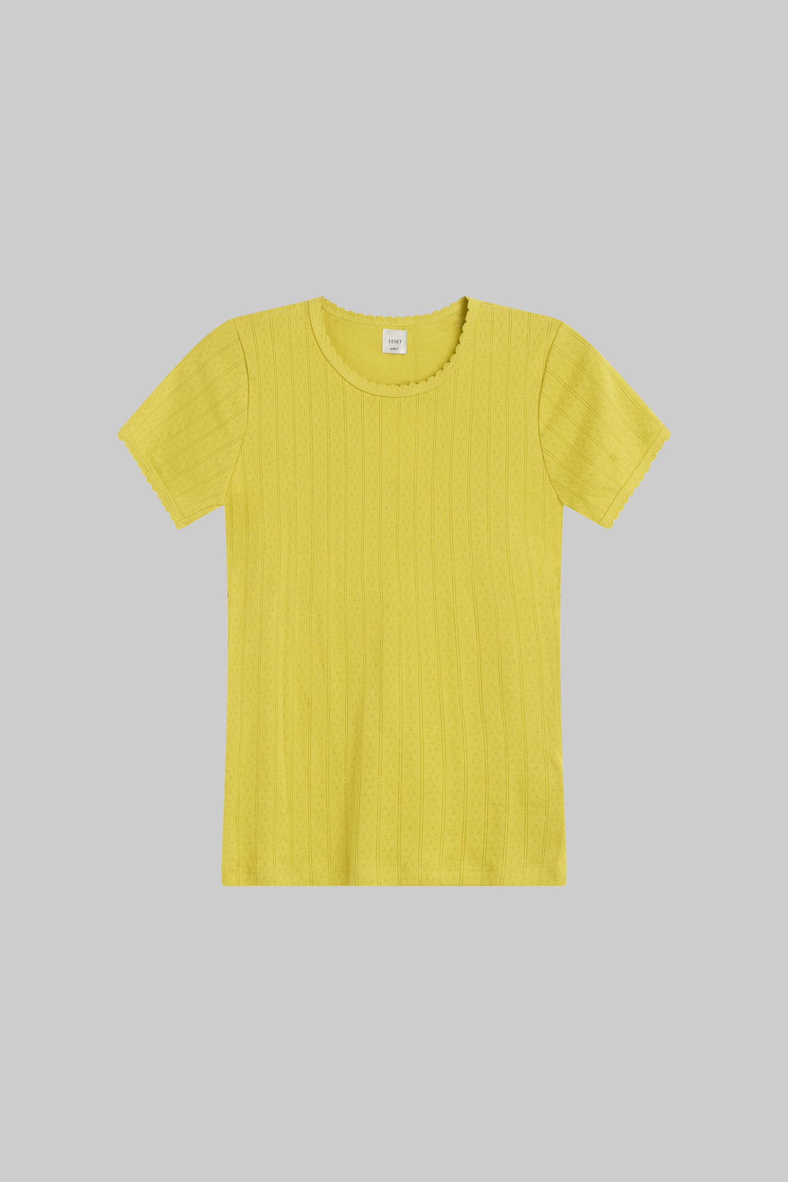 Pointelle Slim Fit Tee-2