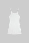 Pointelle Square Neck Mini Dress