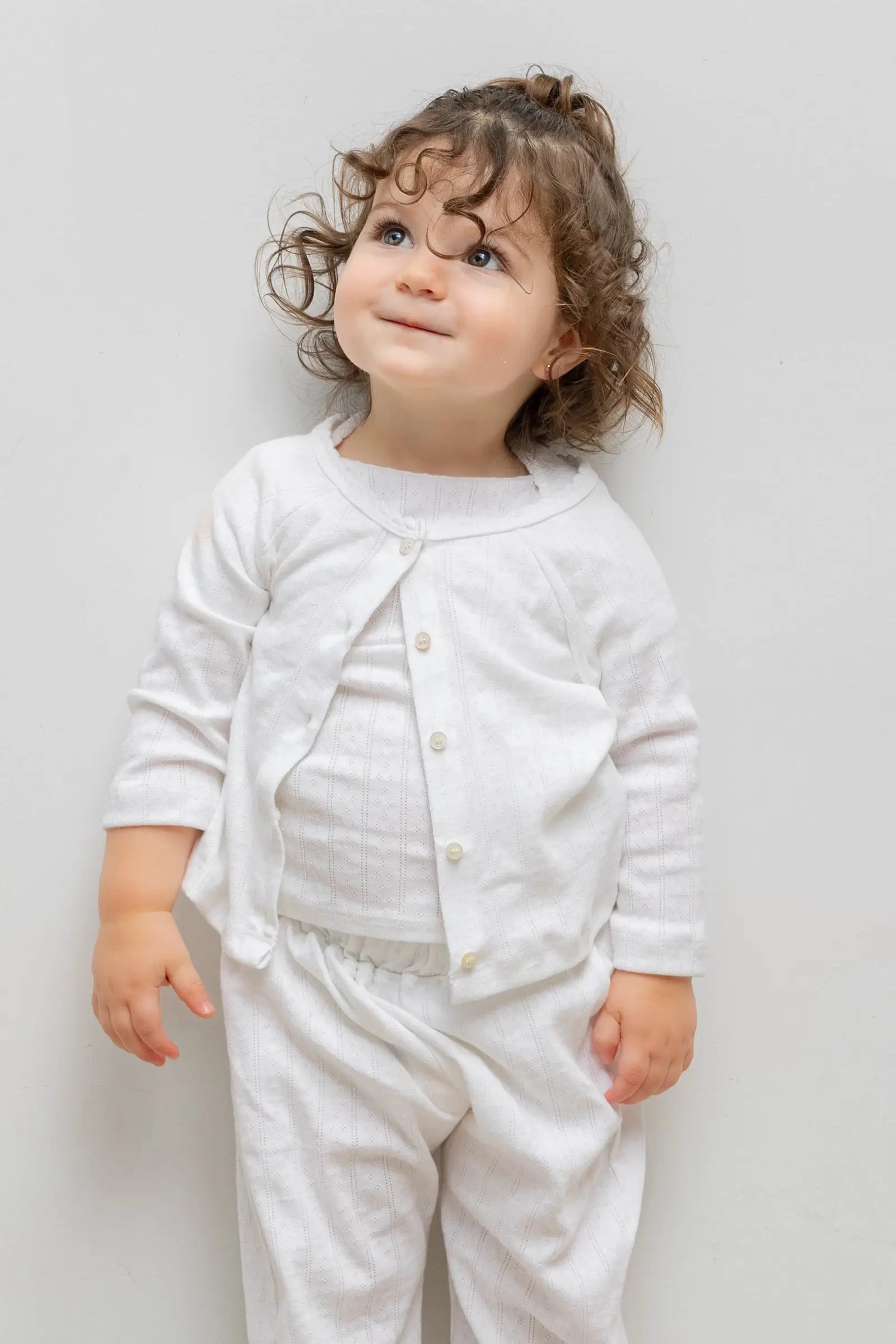 Pointelle Bebe Cardigan