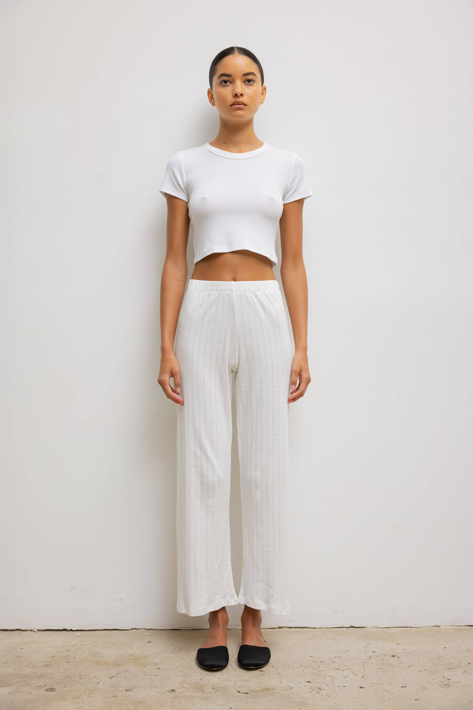 Pointelle Burnout Pant