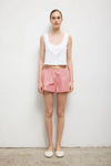 Pointelle Button Down Tank