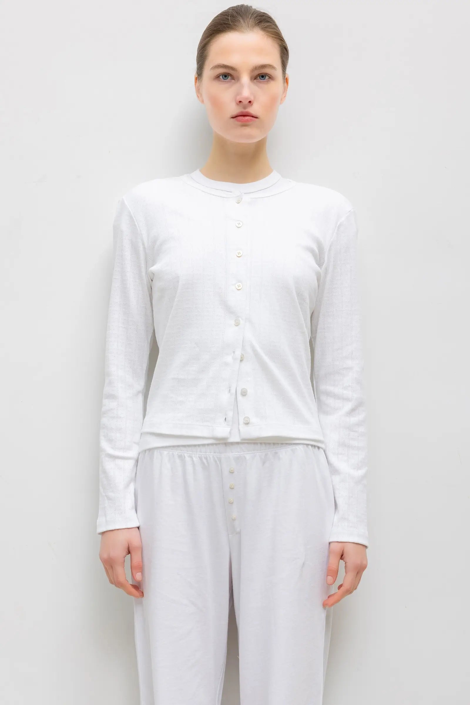 Pointelle Classic Cardigan II