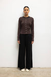 Pointelle Classic Crew Cardigan