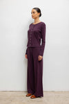 Pointelle Classic Crew Cardigan