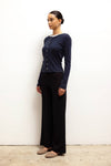 Pointelle Classic Crew Cardigan