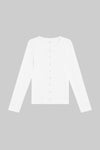 Pointelle Classic Crew Cardigan