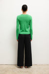 Pointelle Classic Crew Cardigan