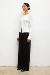 Pointelle Classic Crew Cardigan