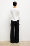 Pointelle Classic Crew Cardigan
