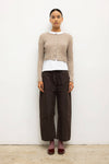 Pointelle Crop Cardigan