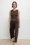 Pointelle Sleeveless Crew