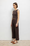 Pointelle Sleeveless Crew