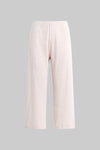 Pointelle Crop Wide Leg Pant