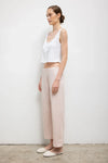 Pointelle Crop Wide Leg Pant