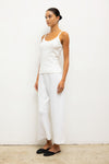 Pointelle Crop Wide Leg Pant