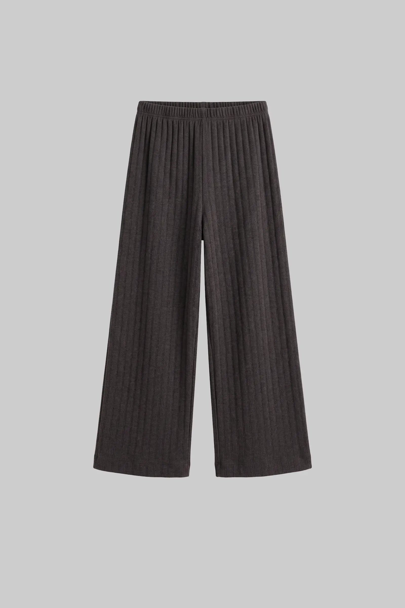 Pointelle Crop Wide Leg Pant-2