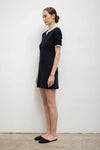 Pointelle Henley Mini Dress