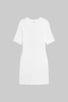 Pointelle Henley Mini Dress