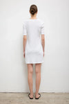 Pointelle Henley Mini Dress