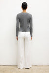 Pointelle Long Sleeve Henley