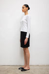 Pointelle Long Sleeve Henley