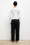 Pointelle Long Sleeve Henley