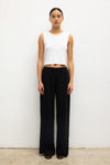 Pointelle Sleeveless Crew