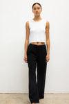 Pointelle Sleeveless Crew
