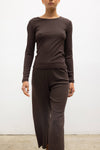 Pointelle Slim Fit Long Sleeve