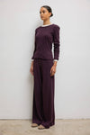 Pointelle Slim Fit Long Sleeve