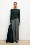 Pointelle Slim Fit Long Sleeve