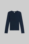 Pointelle Slim Fit Long Sleeve