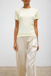 Pointelle Slim Fit Tee