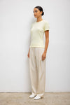Pointelle Slim Fit Tee
