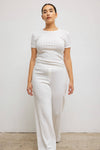 Pointelle Slim Fit Tee