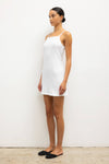 Pointelle Square Neck Mini Dress