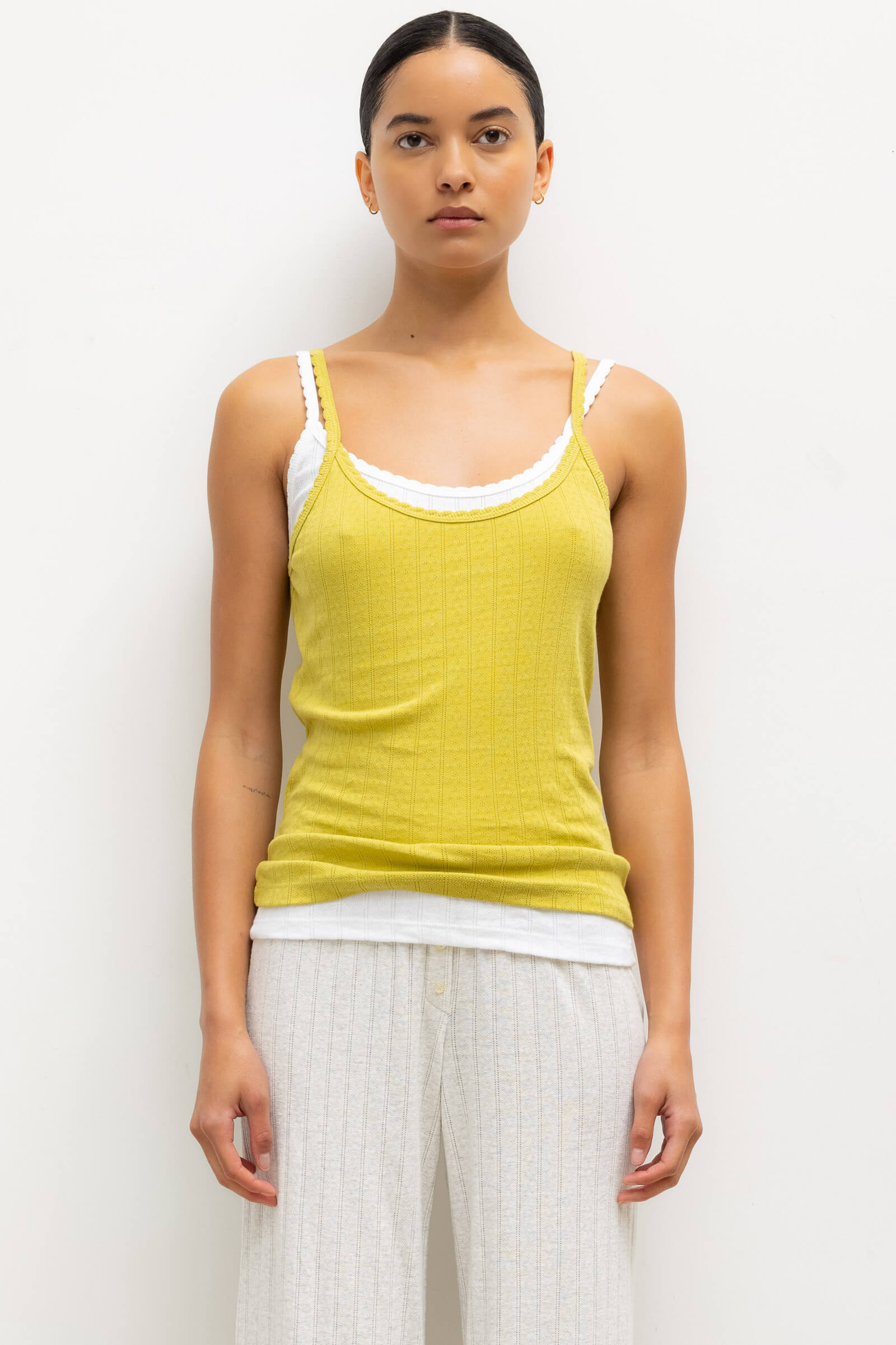 Pointelle Tank