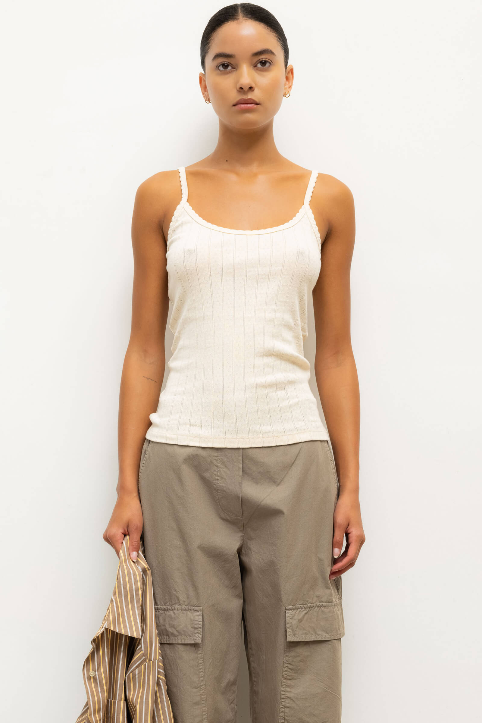 Pointelle Tank