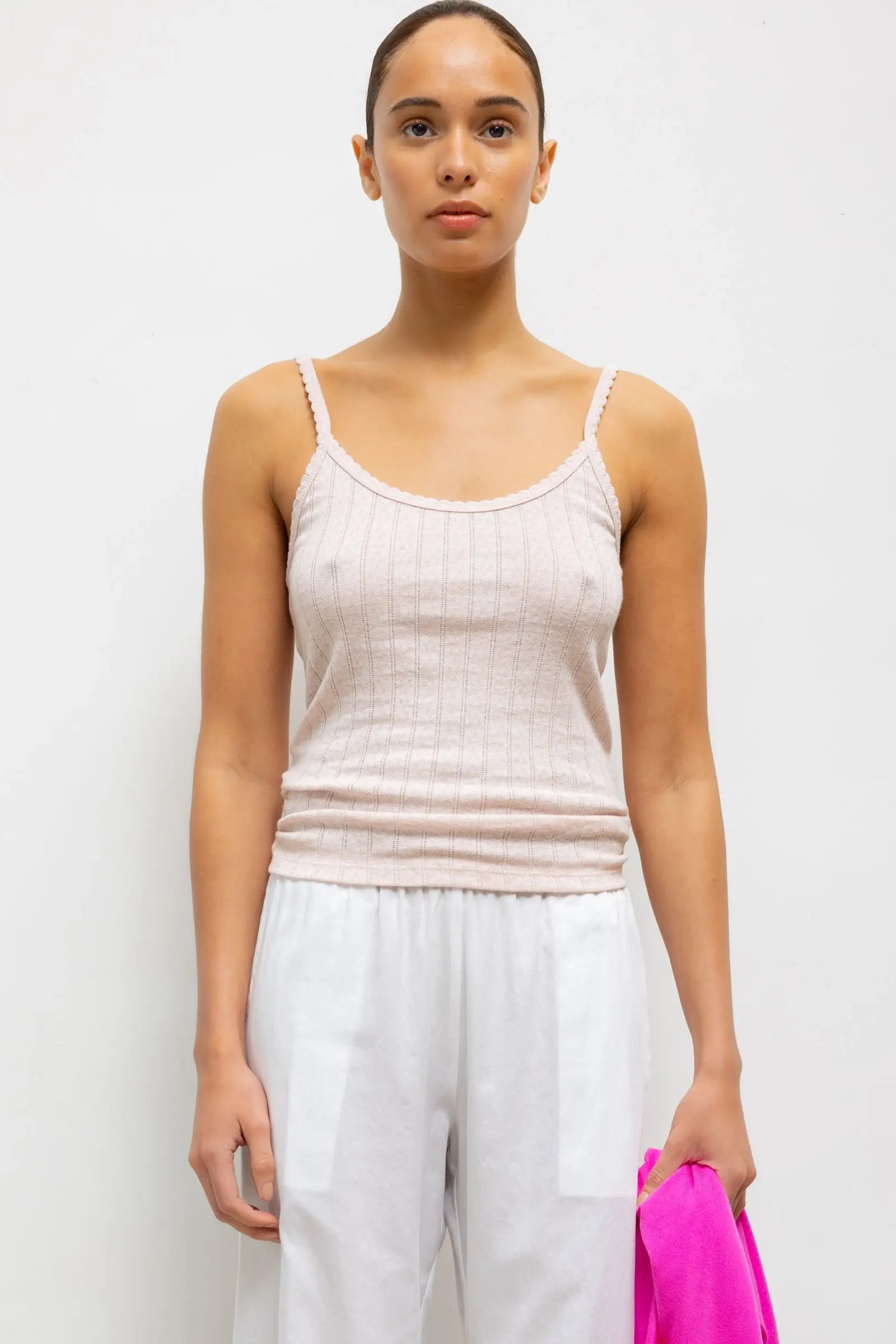 Pointelle Tank