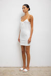Pointelle Tie Front Dress