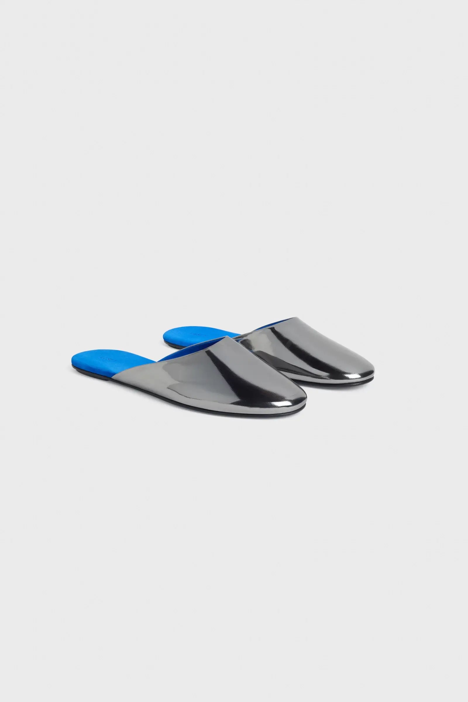 Romy Mule - Silver Leset Blue - Image 1