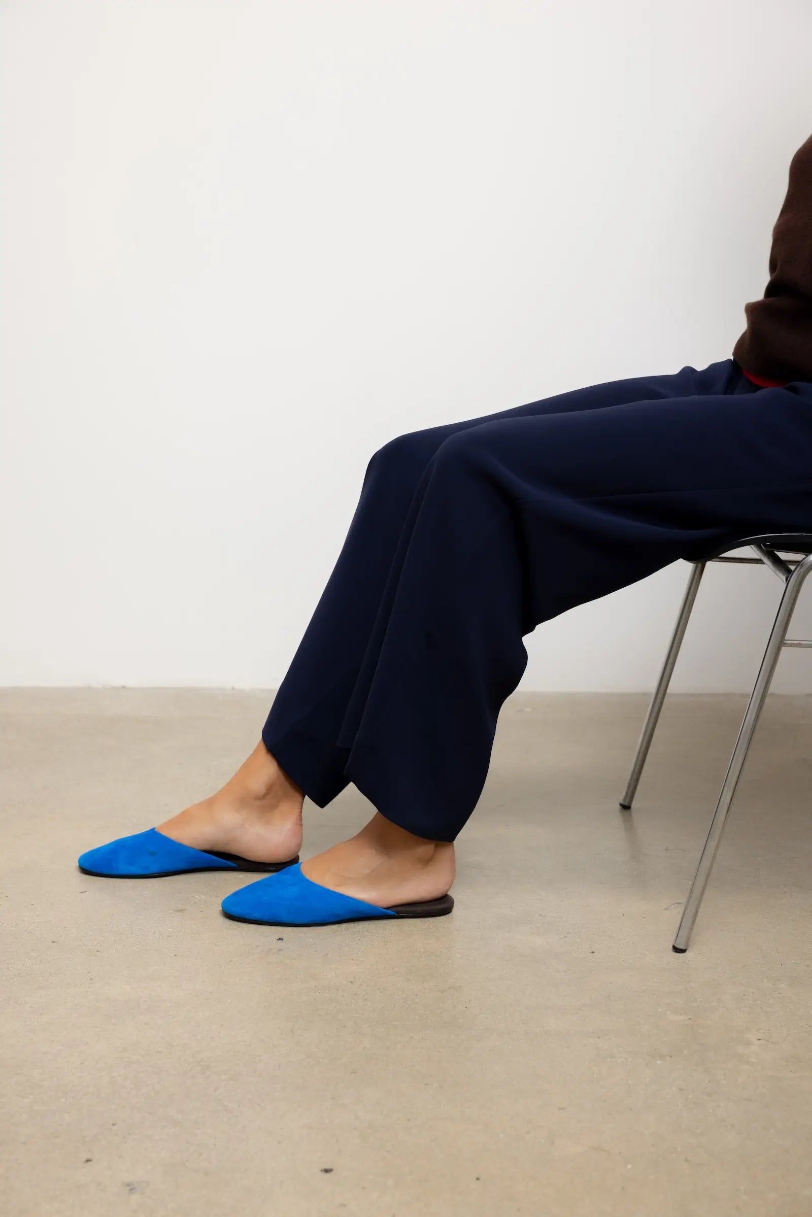 Romy Mule - Leset Blue Chocolate - Image 5