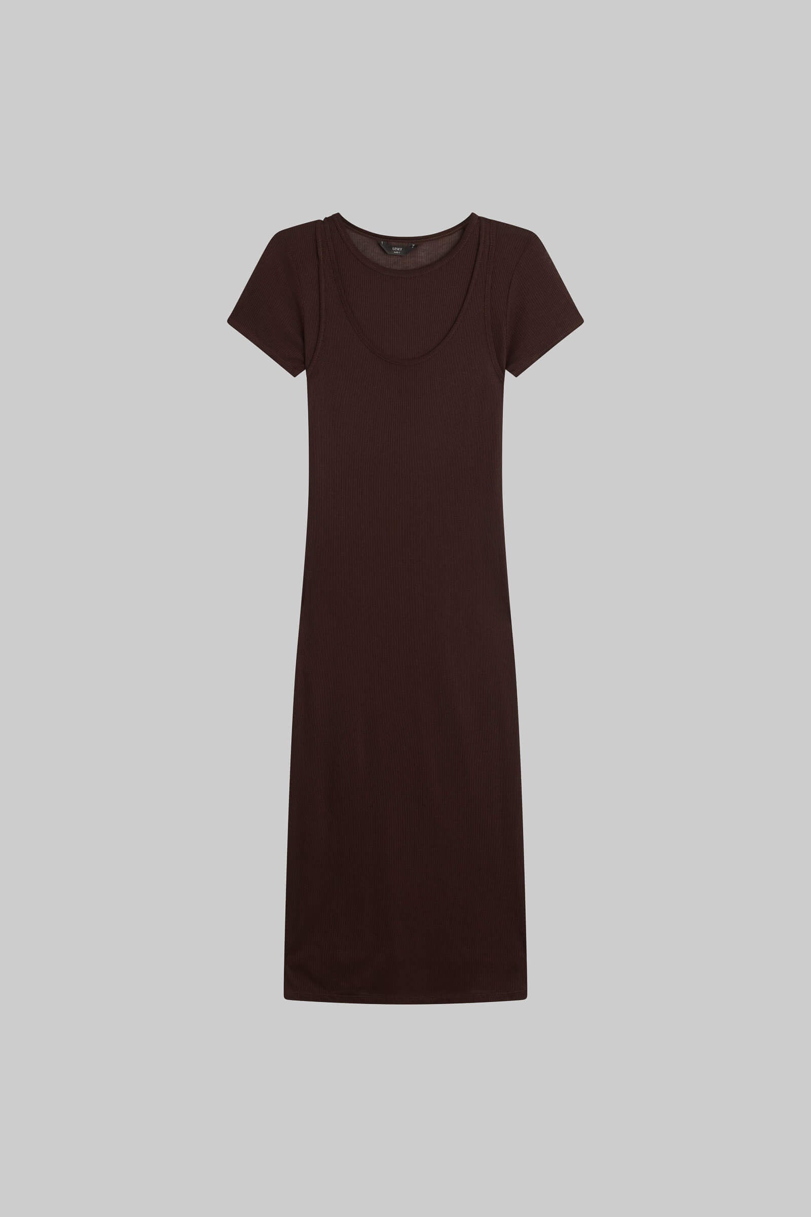 Rozzi Double Layer Tee Dress-2